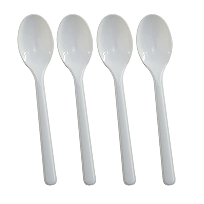 90 Ct Party Spoons Disposable Plastic Cutlery Utensils Food Catering Heavy Duty