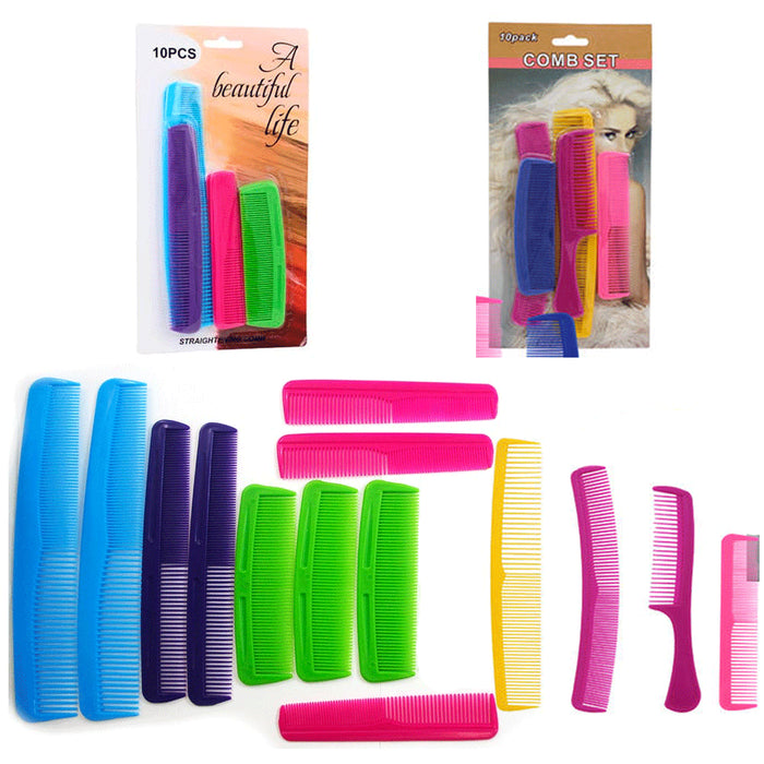 20pc Assorted Plastic Comb Set Hair Styling Hairdressing Salon Barbers Men Women