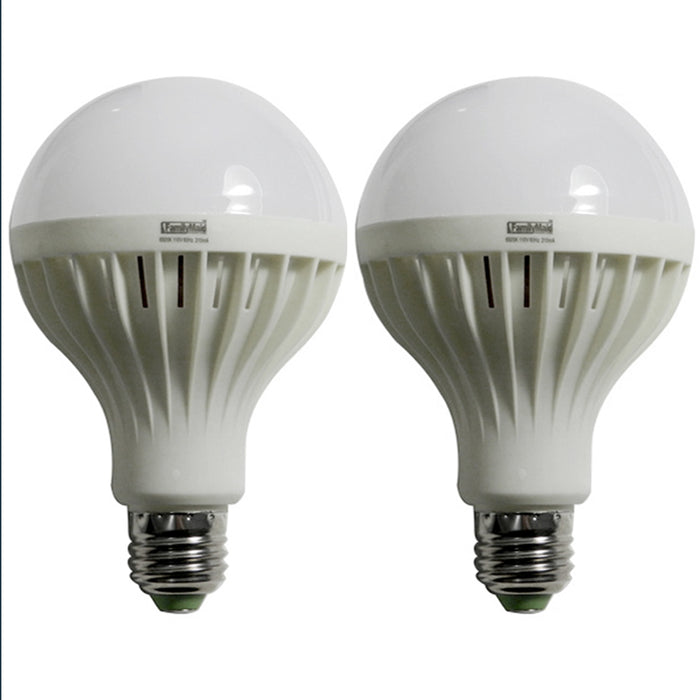 2 Pc Light Bulbs 50 Watts = 6W Energy Saving LED Bright White Lamp Home Lighting