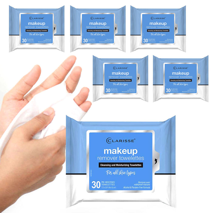 180ct Makeup Remover Facial Cleaning Wipes Cleansing Towelette Clean Moisturize