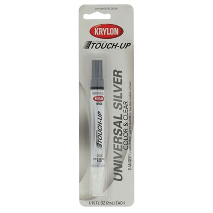 2 Auto Touch Up Scratch Repair Marker Paint Pen Car Universal Silver And Clear