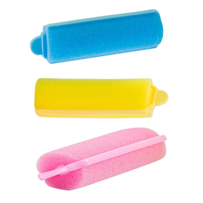 10 Pc Small Foam Hair Rollers Sponge 0.78" Dia. Curls Waves Curlers Style Beauty