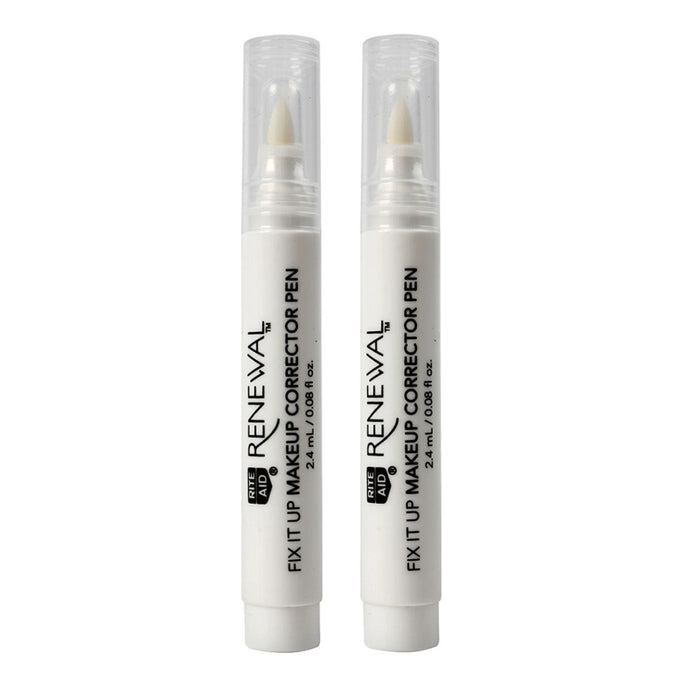 2 Pc Fix It Up Makeup Corrector Pen Fixes Smudges Perfecting Cosmetic Beauty