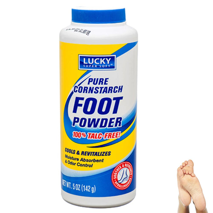 Foot Powder Shoe Odor Eliminator Deodorizer Talc-Free Cooling Neutralizes Smelly