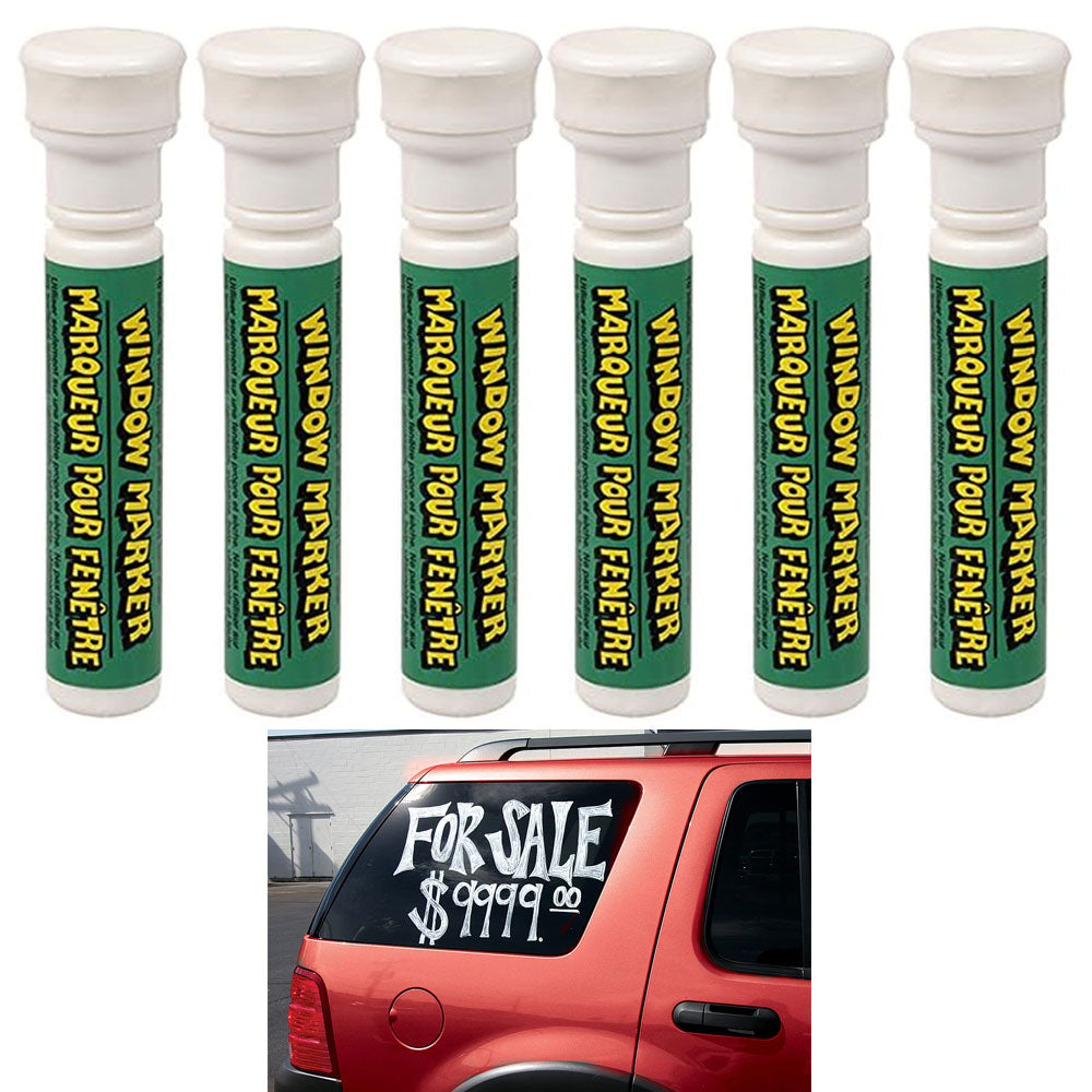 8pcs Free shipping 10mm nib Erasable marker pen car window marker