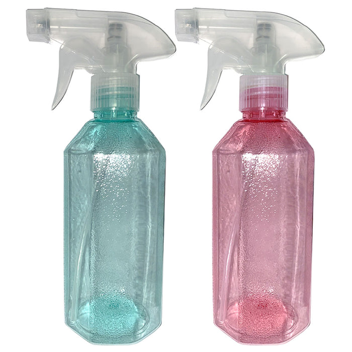 6 Empty Plastic Spray Bottles Mist Plant Watering Hair Sprayer Salon Tool 14.2oz