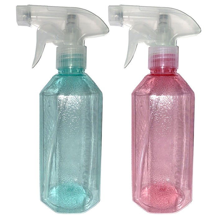 2PC Plastic Spray Bottles 16 oz Mist Flower Sprayer Hair Salon Tool  Hairdressing