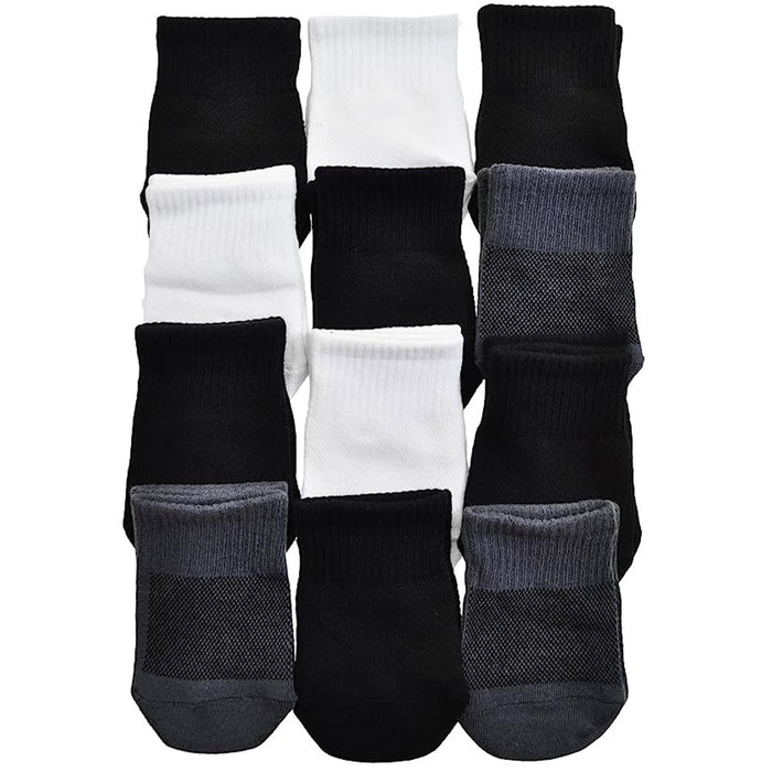 6 Pairs Half Socks Mules Clogs Invisible No Show Cotton Liner Assorted One Size