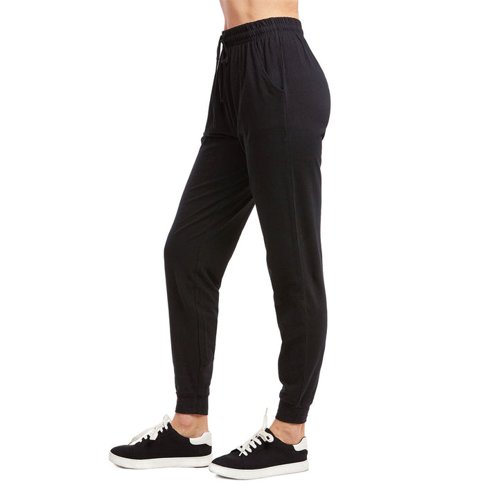 3 Pc Women's Athletic Sweat Pants Joggers Yoga Lounge Exercise Sport Gym Black L