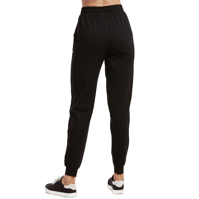 Women's Joggers Athletic Sweat Pants Walking Running Exercise Sport Gym Black L