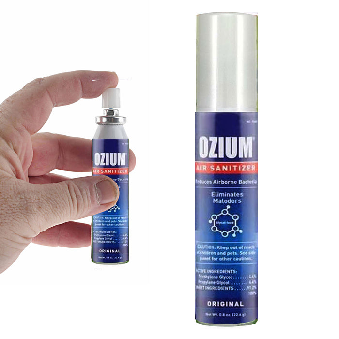 4 Ozium Air Sanitizer Freshener Odor Eliminator Original Fragrance Aroma 0.08oz