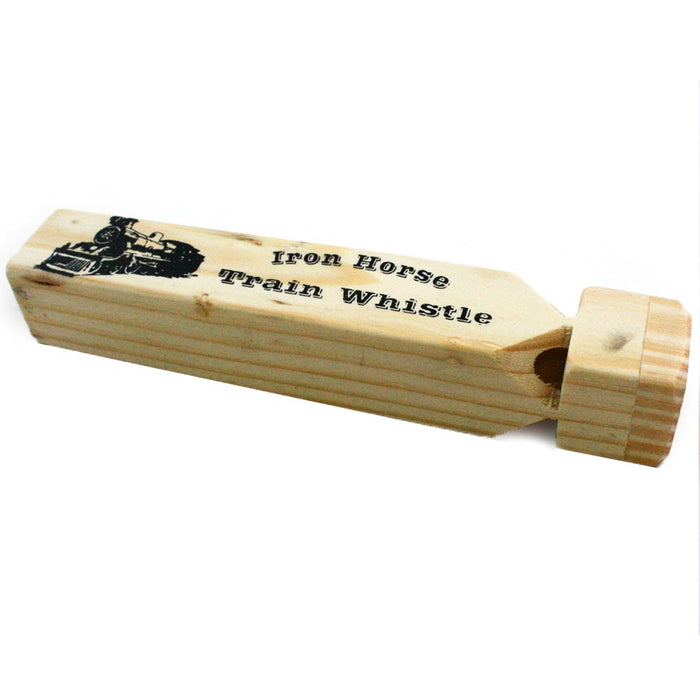 2PC Large Iron Wooden Train Engine Whistle 7