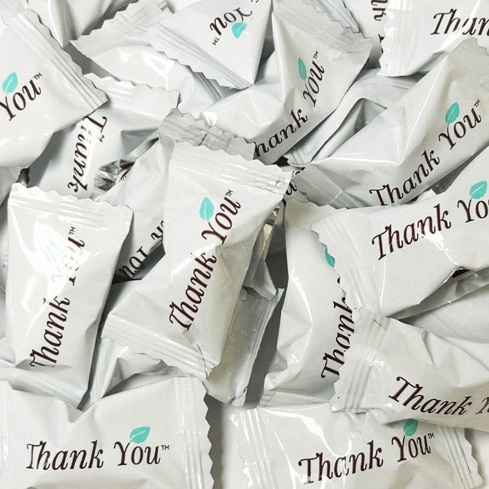 100 Ct Soft Peppermints Individually Wrapped Thank You Dinner Mints Hospitality