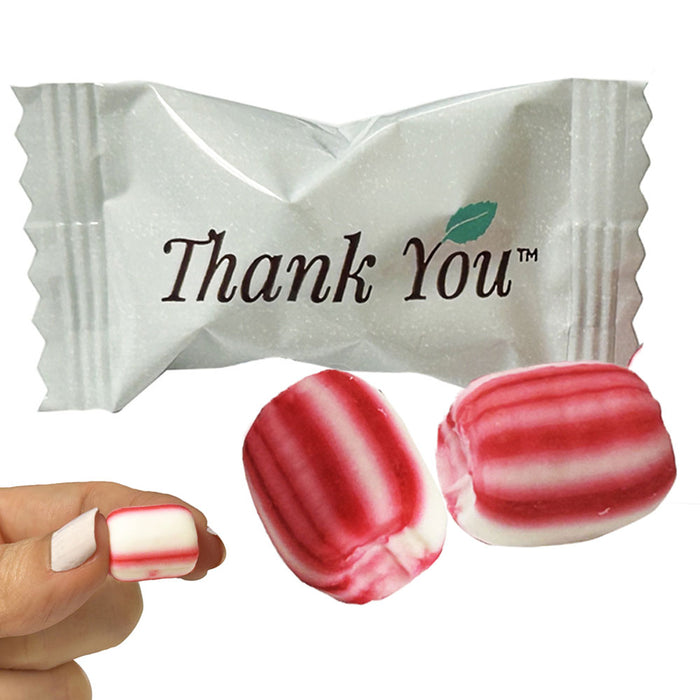 1000 Ct Soft Peppermints Individually Wrapped Thank You Mint Candy Wedding Event