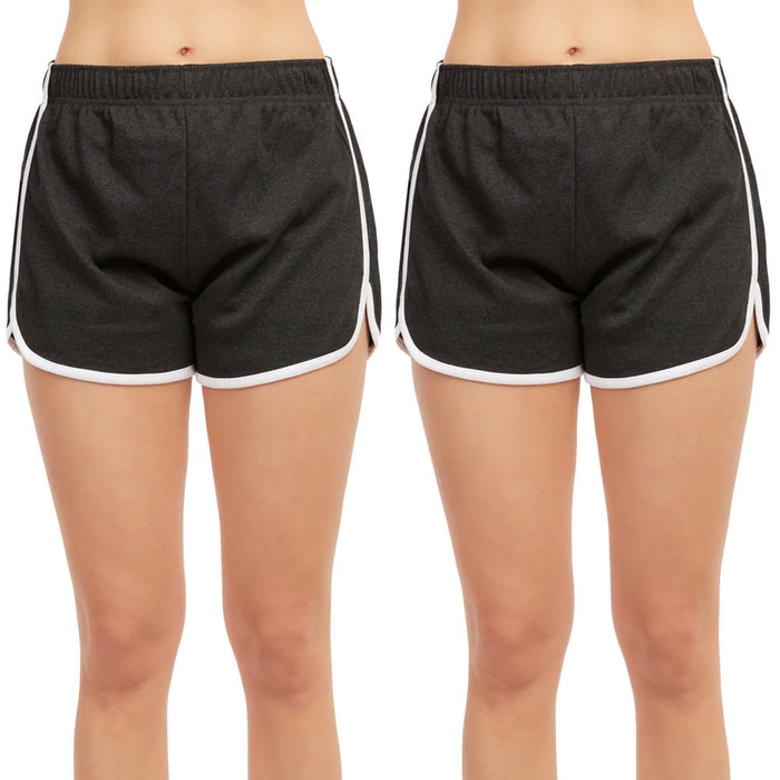  Cute Dolphin Women's Running Shorts Athletic Sporty