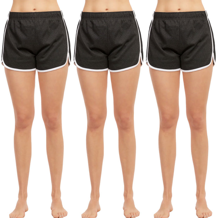 Women's Hot Pants Micro Shorts - Black, 3