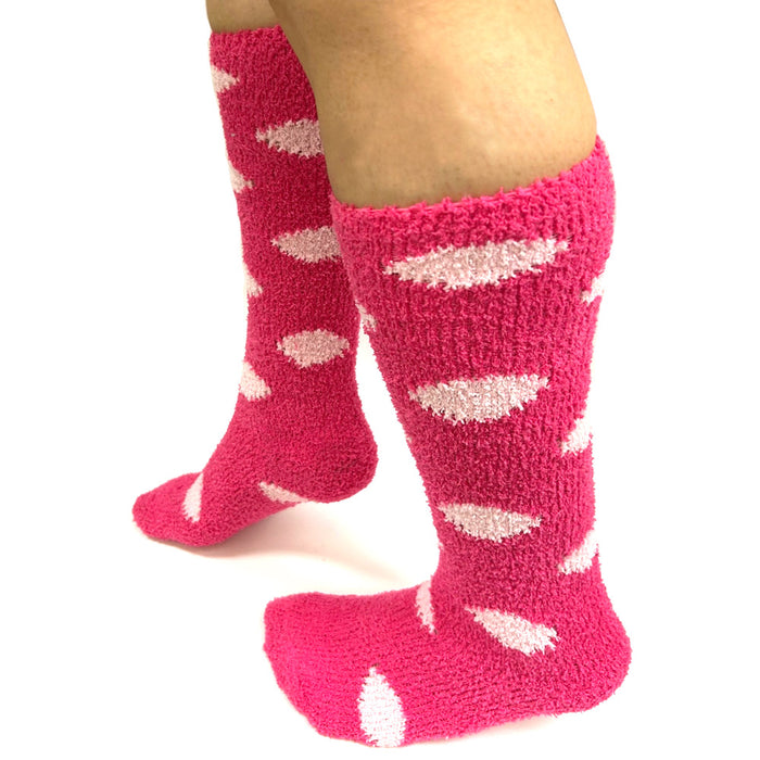 12 Pairs Fuzzy Socks Women Girl Long Knee High Winter Cozy Slipper Warm Lot 9-11