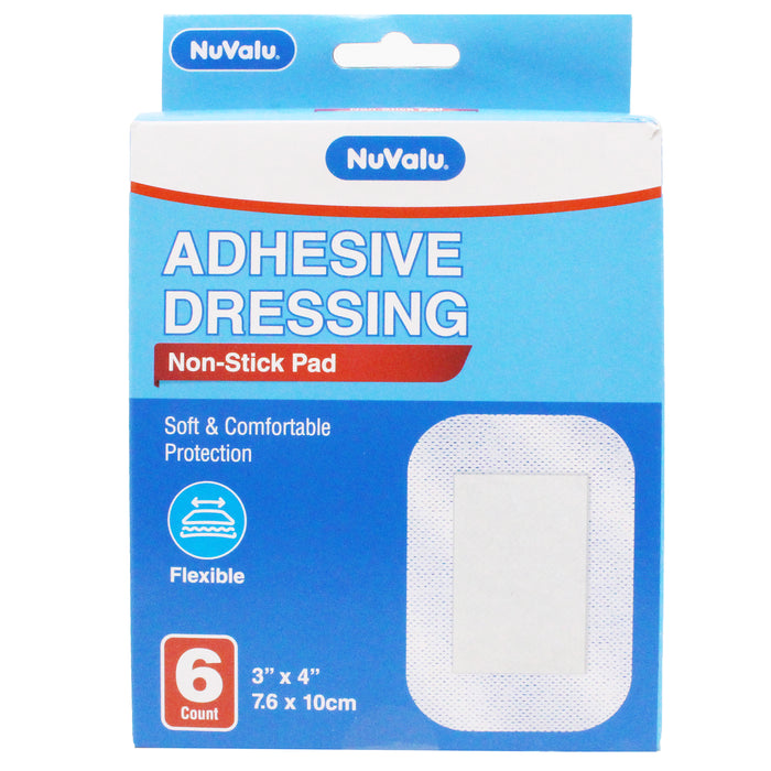 36 Adhesive Bandages Large 3"X4" Pad Breathable Wound Dressing First Aid Medical