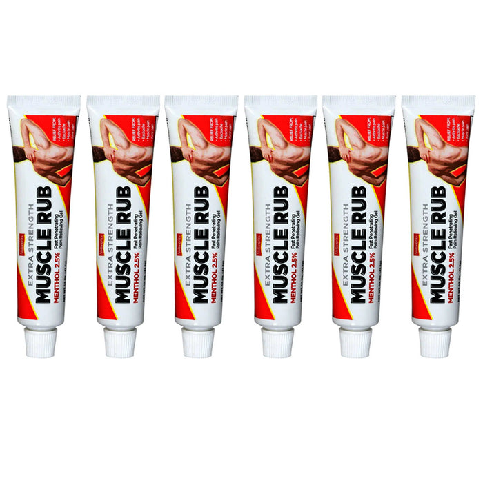 6 X Muscle Rub Topical Pain Relieving Cream Joint Menthol Sprain Analgesic 1.5oz