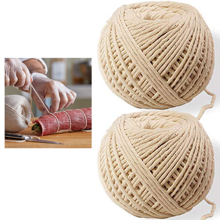 Cooking Tools Butcher's Cotton Twine Meat Barbecue Strings Meat Sausage Tie  Rope Hfmqv