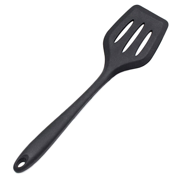 1 Silicone Turner Slotted Heat Resistant Kitchen Non Stick Utensil Spatula 12"