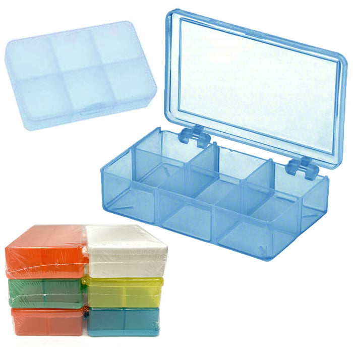 12 Pk Mini Plastic Storage Containers Organizer Boxes Case Bead Button —  AllTopBargains