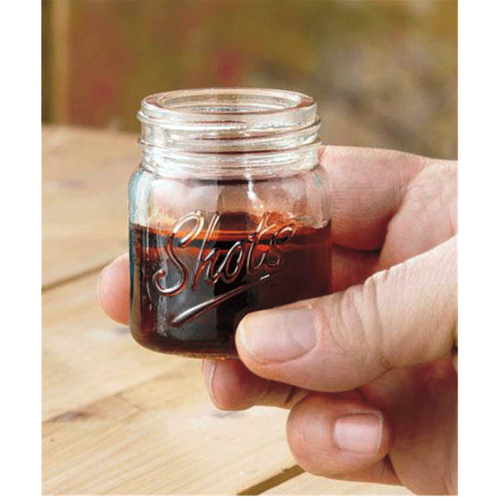 1 Pc Shot Glass Mini Mason 3 Oz Jar Mug Drinking Moonshine Whiskey Party Shooter