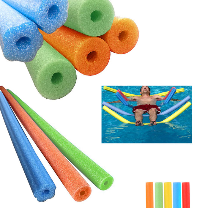 4 Foam Pool Noodles Float Swimming Floating Swim Water Floater Floatie Craft 48"