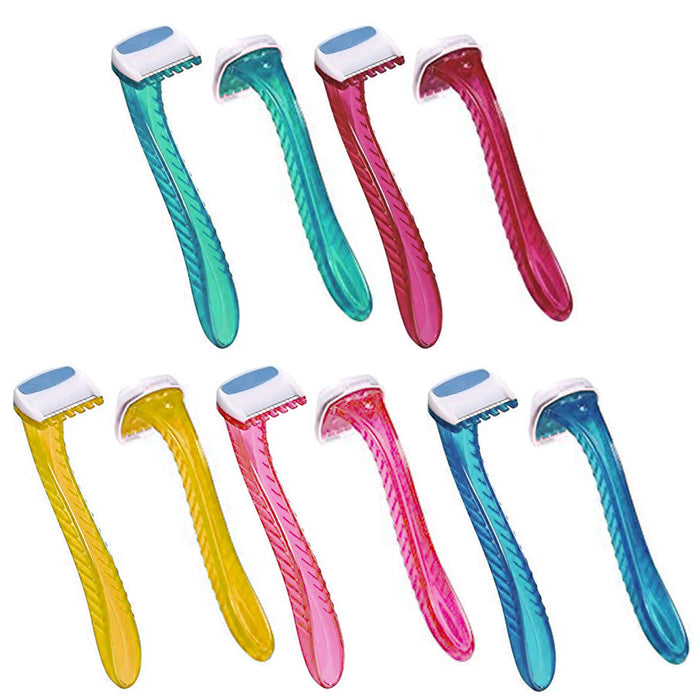 6 Pk Womens Bikini Line Razors Shave Brazilian Hair Shaver Trimmer Legs Arm Face