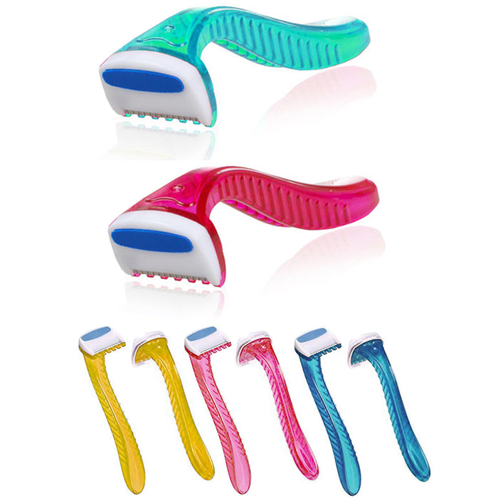 6 Pk Womens Bikini Line Razors Shave Brazilian Hair Shaver Trimmer Legs Arm Face