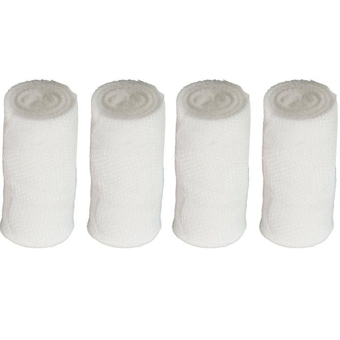 4 Gauze Bandage Wrap Dressing Rolls Self Adhesive Rolled Medical Stretch 3 Inch