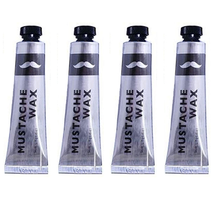 4 Pc Mustache Wax Men Grooming Facial Hair Beard Taming Firm Hold Barber Growth