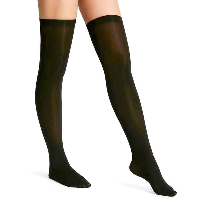 6 Pairs Women's Sheer Thigh High Socks Stockings Pantyhose Over Knee One Size