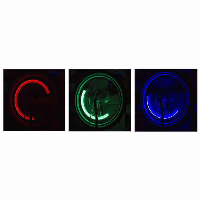 6 Zupa Wheely Lights LED Motion Activated Bike Wheel Spoke Lights Bicycle Colors