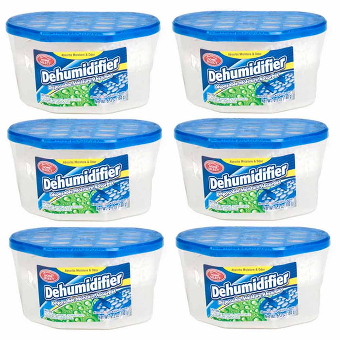 6 Dehumidifier Disposable Moisture Absorber Damp Trap Mold Closet Fresh Air Home