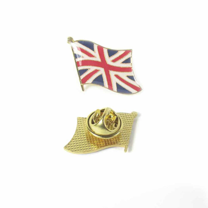 6 Pack British Flag Lapel Pin 0.5 UK Great Britain England Union Jack Pinback