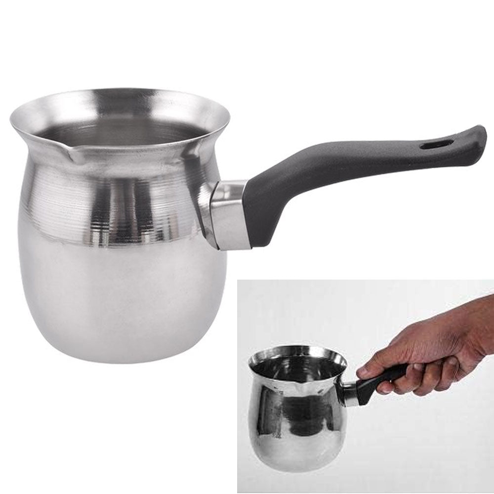 1000ml Butter Warmer Stainless Steel Milk Warmer Pot With Handle Butter Pan  Turkish Coffee Pot Choc