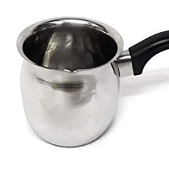 Butter Warmer Pot, Stainless Steel Butter Melter Saucepan Butter Warmer  Milk Warmer Pot Turkish Coffee Pot Small Sauce for Home Kitchen(300ML)