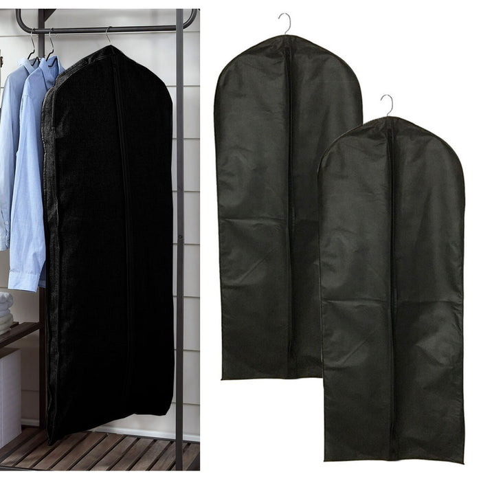 Travel Suit Bag Garment Bag Long Dress Black for Hanging Clothes Carrier  Cover