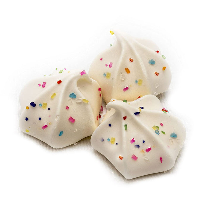 Birthday Cake Meringue Cookies Gluten Free Fat Free Low Calorie Snack Treats