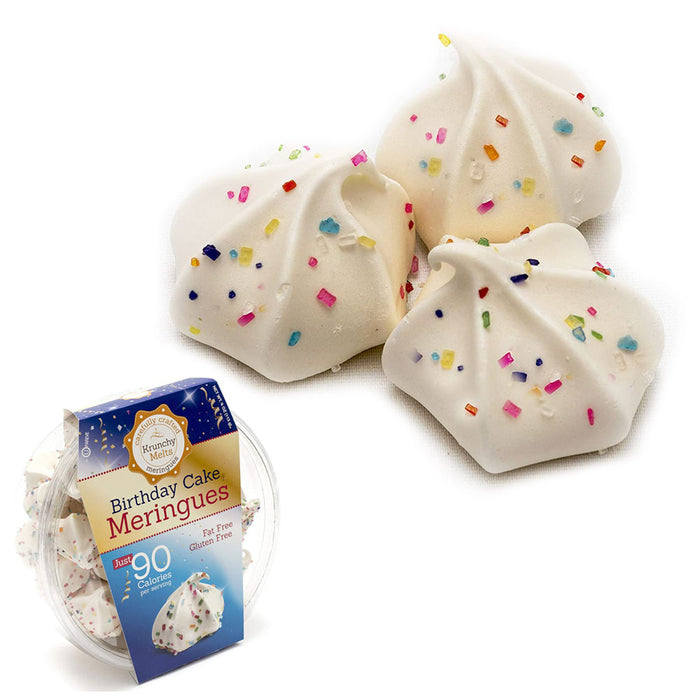 Birthday Cake Meringue Cookies Gluten Free Fat Free Low Calorie Snack Treats