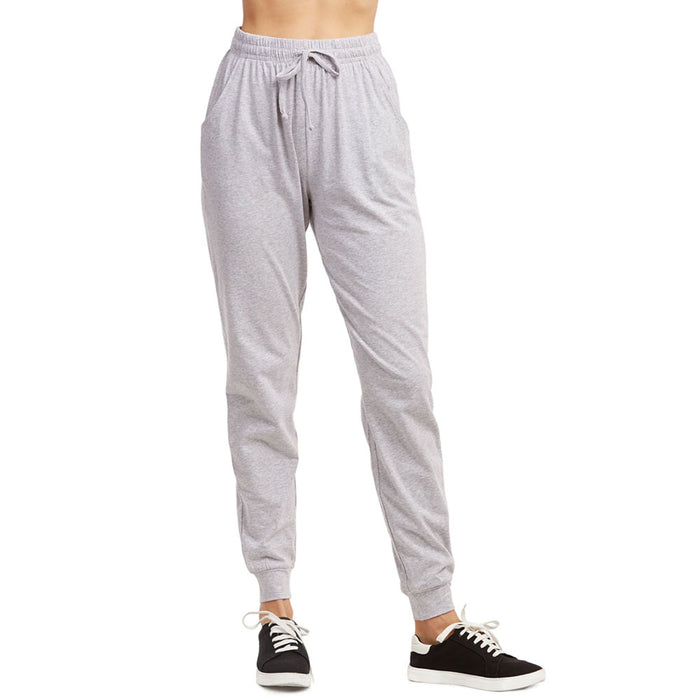 3 Pc Womens Sweat Pants Joggers Athletic Yoga Lounge Exercise Sport Light Grey M