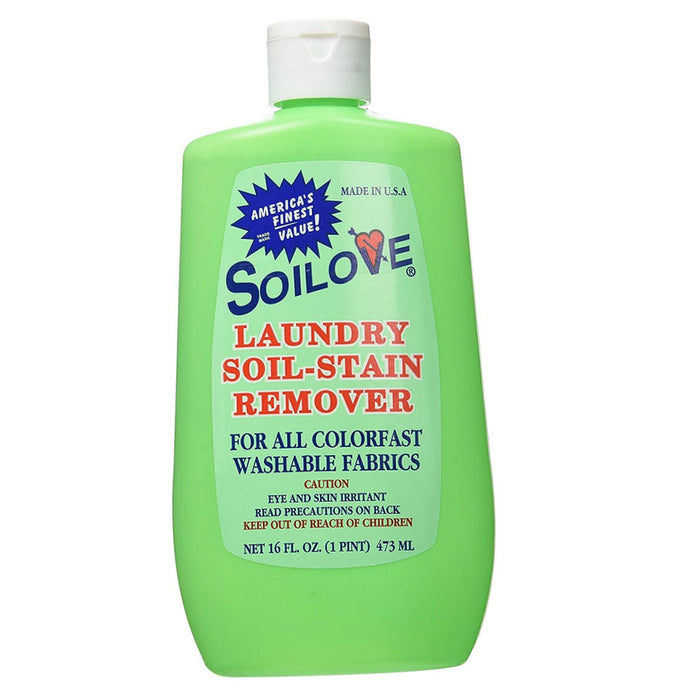 1 Soilove Soil Stain Remover Laundry Wash Clothes Cleaner Detergent Liquid 16oz