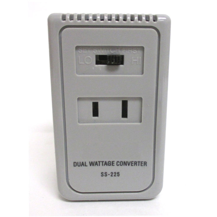 Travel Voltage Converter 1650 Watt Dual Kit Power Adapter Plug Ac Us Eu Portable