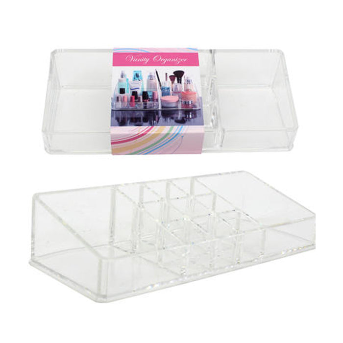 Cosmetic Organizer Case Storage Clear Jewelry Makeup Holder Box Vanity Make Up