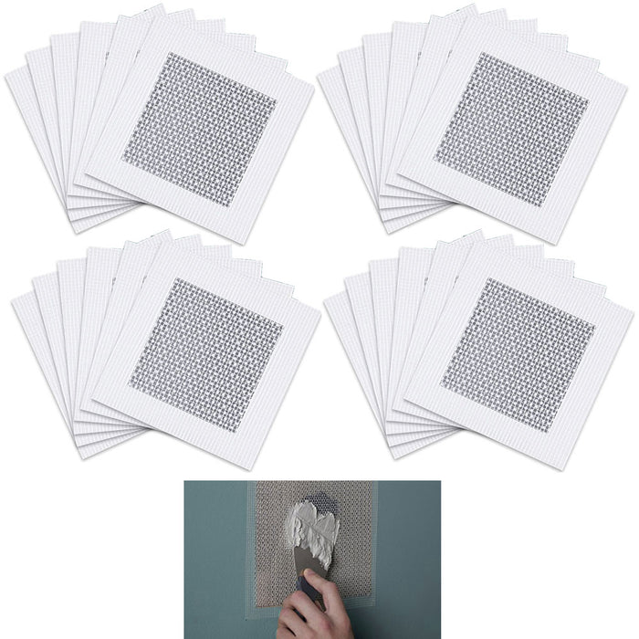 20 Wall Repair Patch Drywall Hole Ceiling Plaster Damage 3.93"x3.93" Metal Mesh