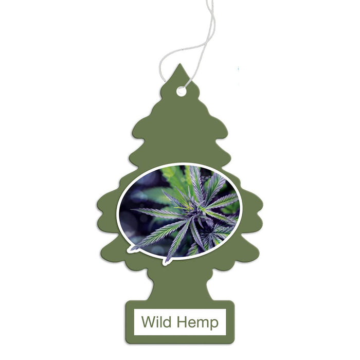 6 Pk Wild Hemp Scent Little Trees Air Freshener Car Auto Hanging Fragrance Aroma