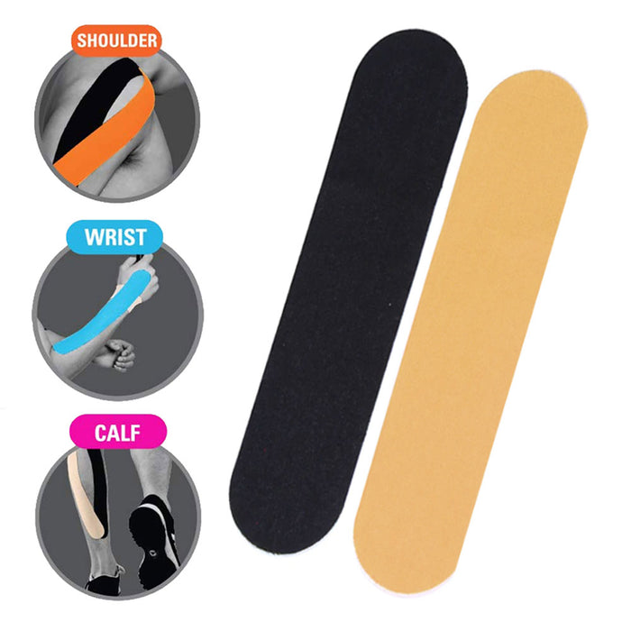 12 Waterproof Kinesiology Tape Precut Strips Therapeutic Muscle Sports Athletic