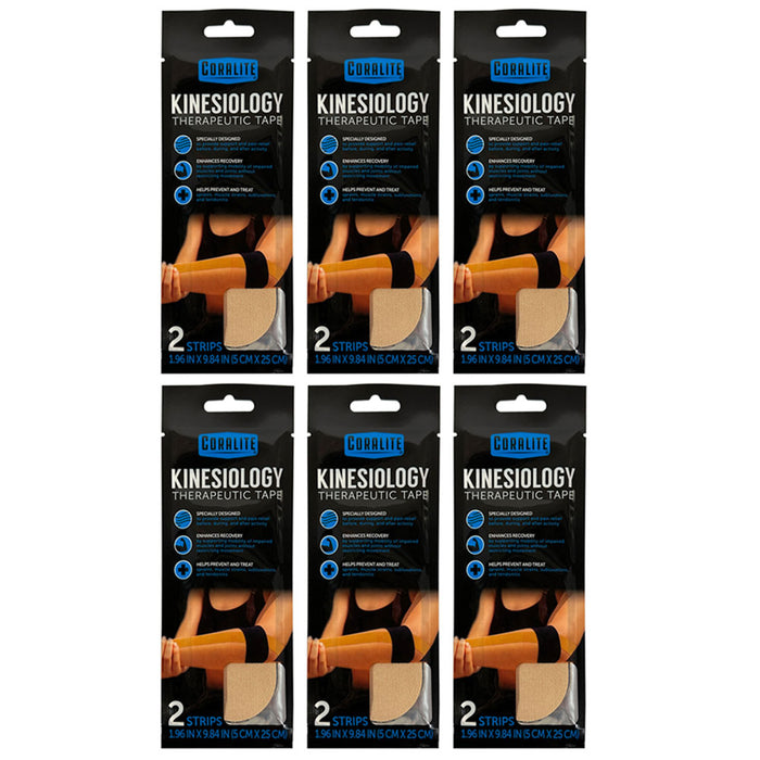 12 Waterproof Kinesiology Tape Precut Strips Therapeutic Muscle Sports Athletic