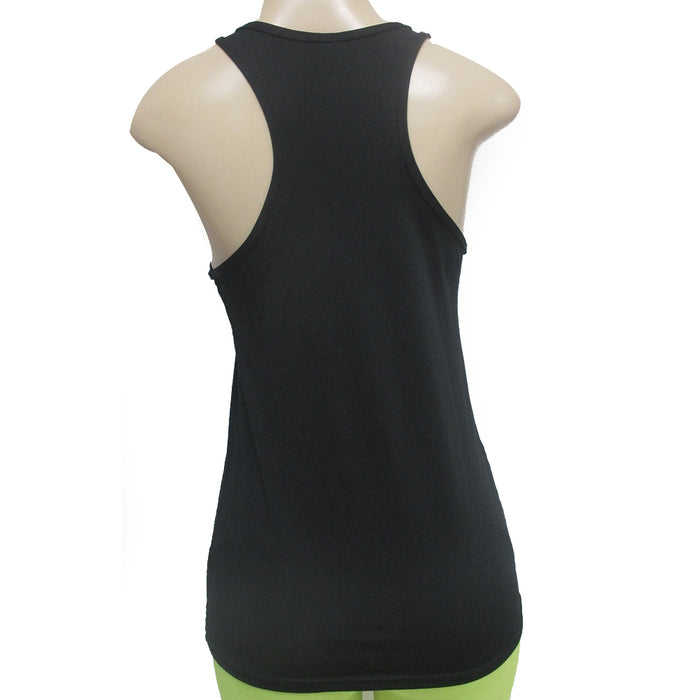 Womens Racerback Stretch Tank Top Yoga Run Traininng Cami Hot Tee Sports Black M